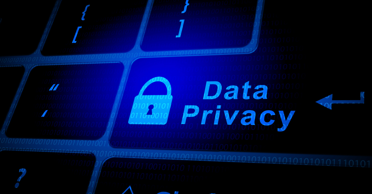 Data Privacy key on keyboard